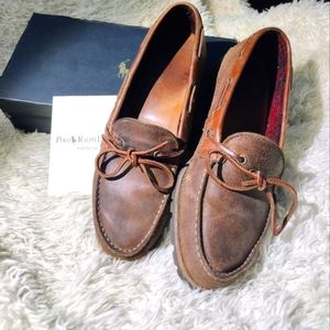 Polo Ralph Lauren Leather Camp Moccasin (Men's size 12D)